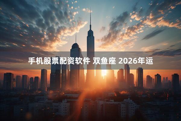 手机股票配资软件 双鱼座 2026年运